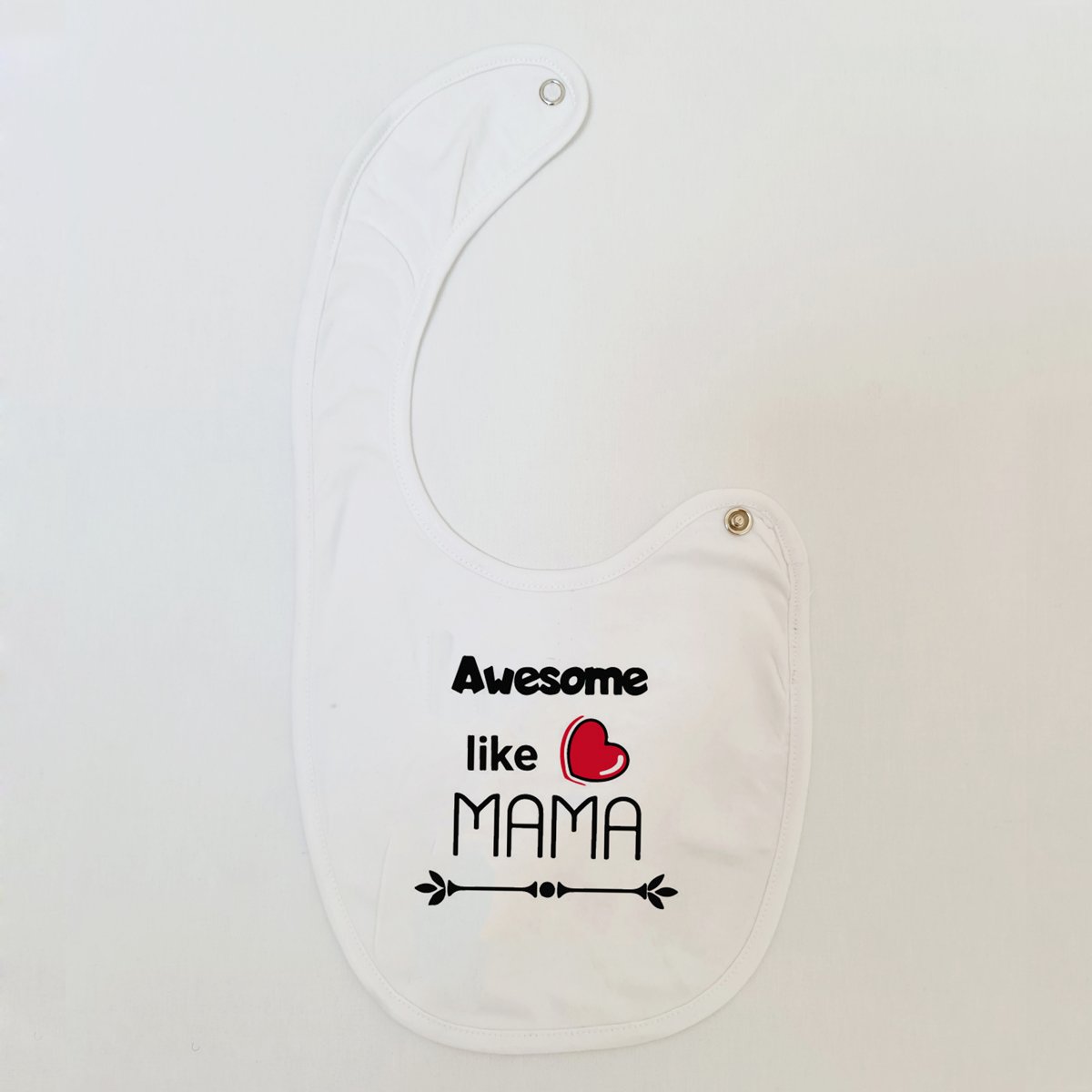 Awesome Like Mama- Funny expressions on cotton baby bibs by Suzy.B